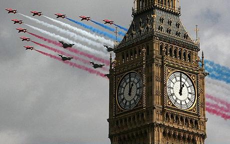 Red Arrows Flypast