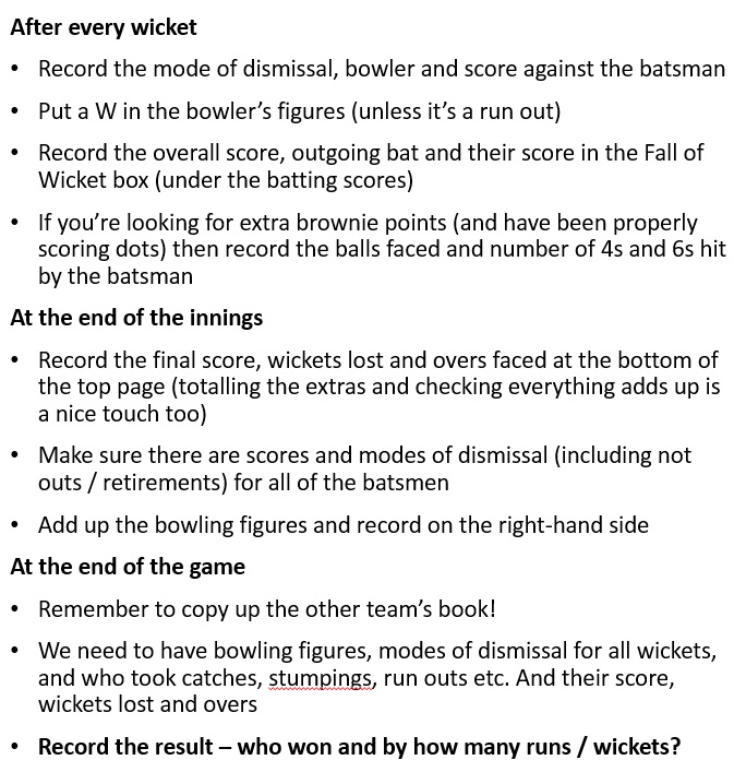 Scoring Guide